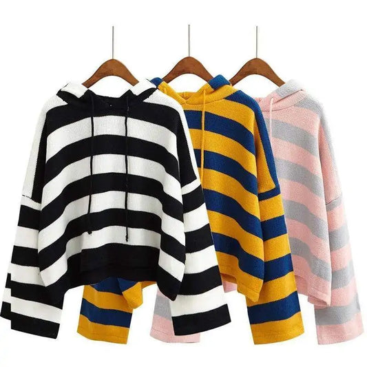 3 oversized striped sweaters for winter